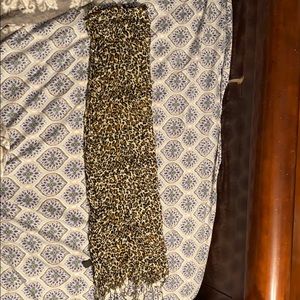 Cheetah print scarf